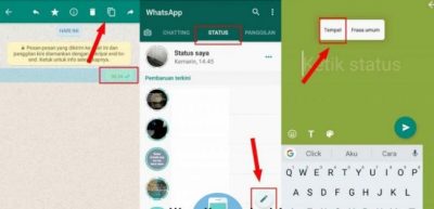 Cara Membuat Tulisan Kosong di Status, Chat & Profil Whatsapp
