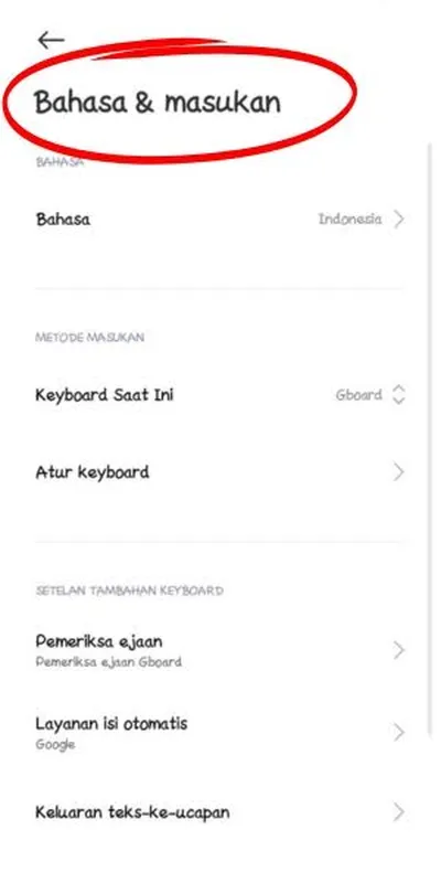 Cara Mengganti Bahasa Keyboard Xiaomi