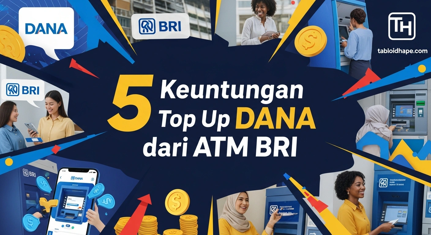 Keuntungan Top Up DANA dari ATM BRI