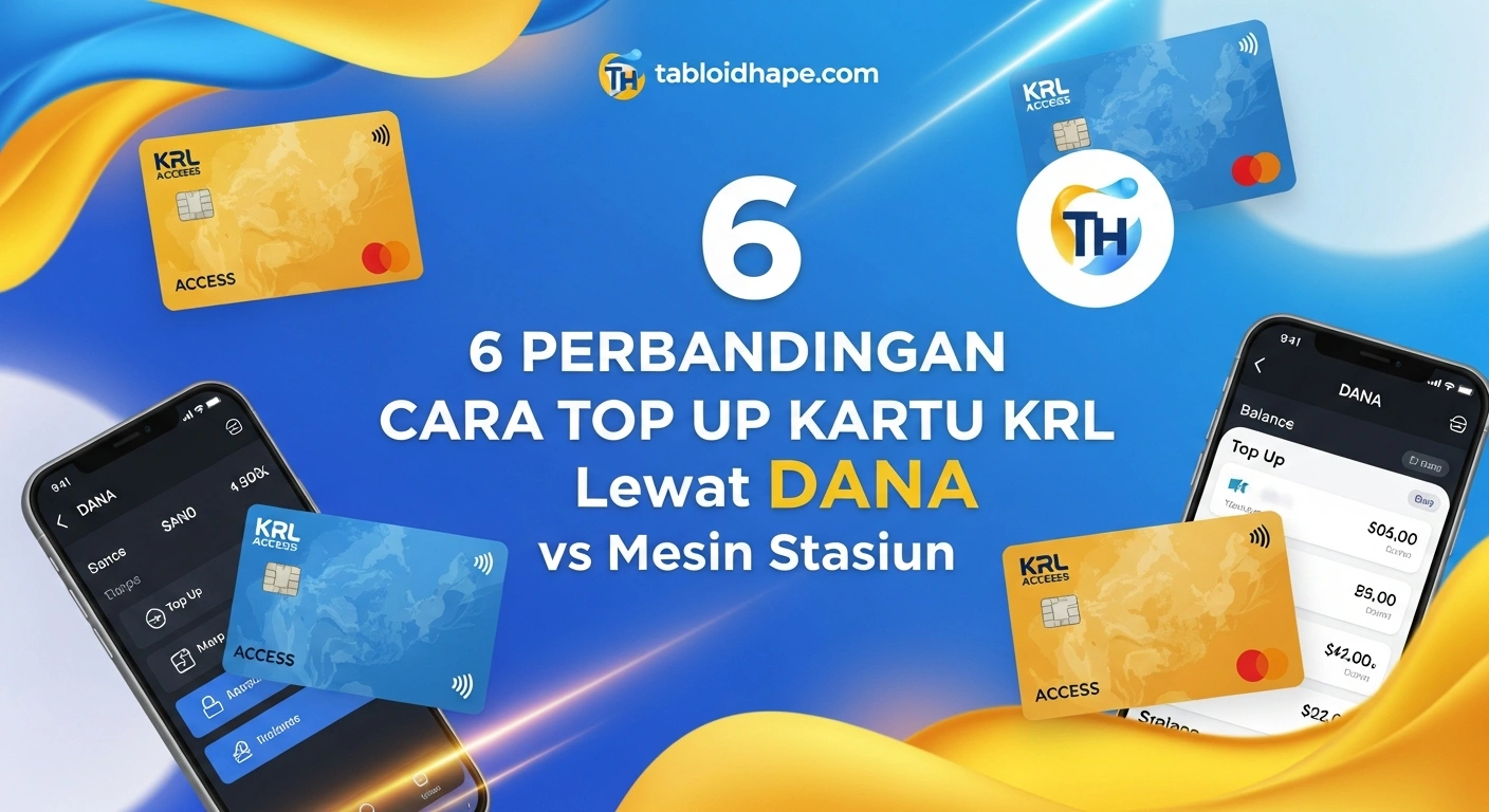 Cara Top Up Kartu KRL Lewat DANA vs Mesin