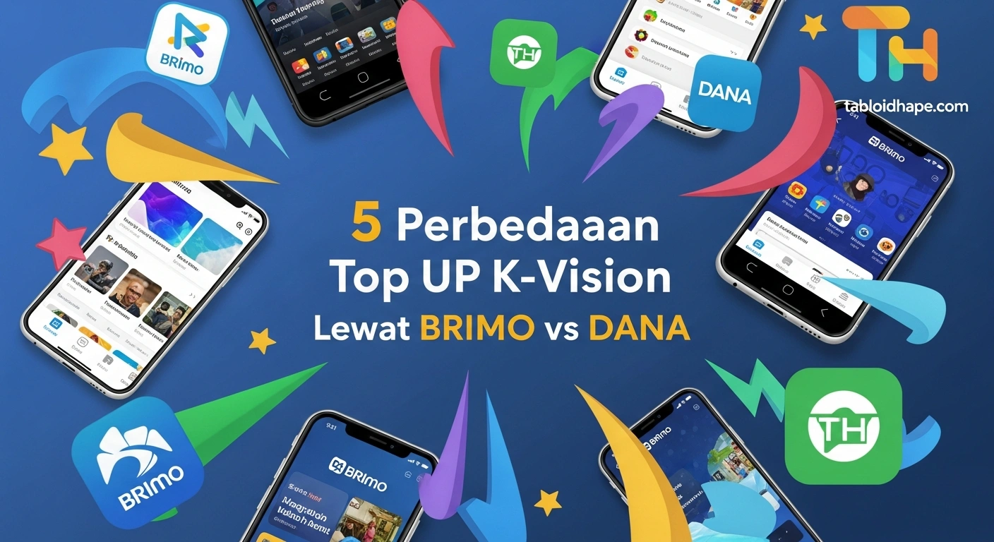 Top Up K-Vision Lewat BRImo vs DANA