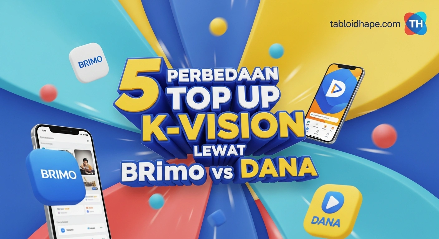 Top Up K-Vision Lewat BRImo vs DANA
