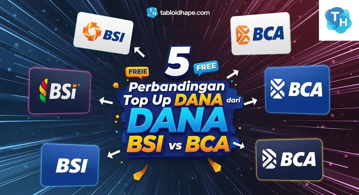 Perbandingan Top Up DANA dari BSI